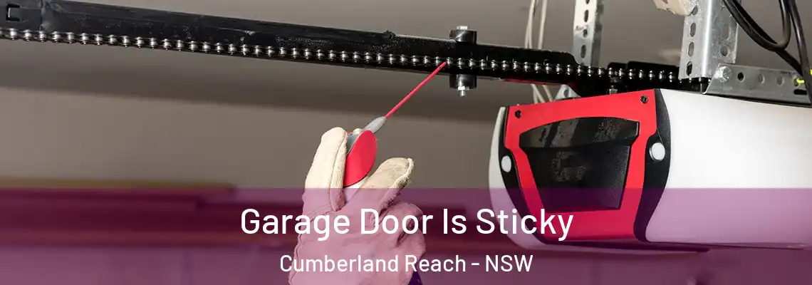 Garage Door Is Sticky Cumberland Reach - NSW