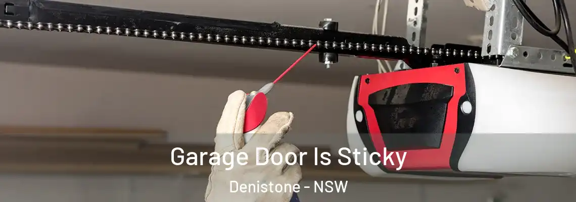 Garage Door Is Sticky Denistone - NSW