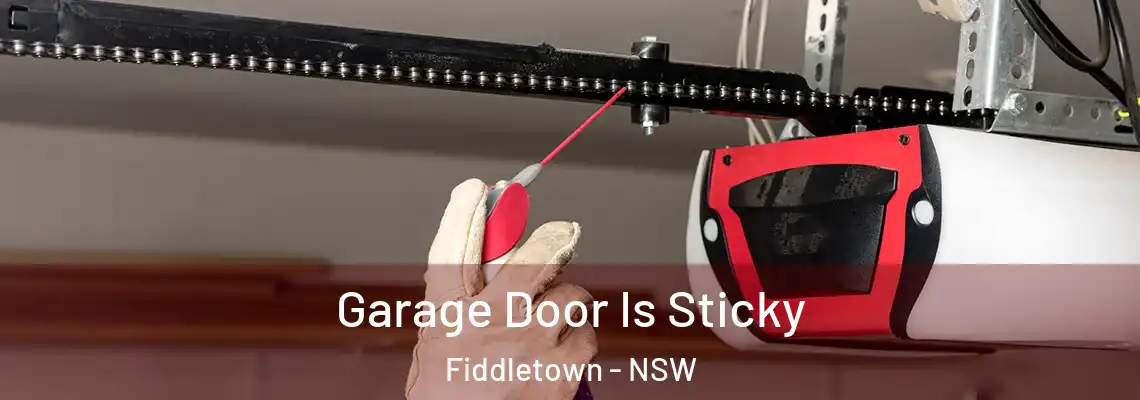 Garage Door Is Sticky Fiddletown - NSW