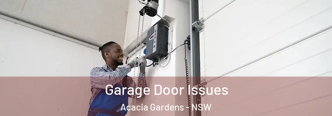 Garage Door Issues Acacia Gardens - NSW
