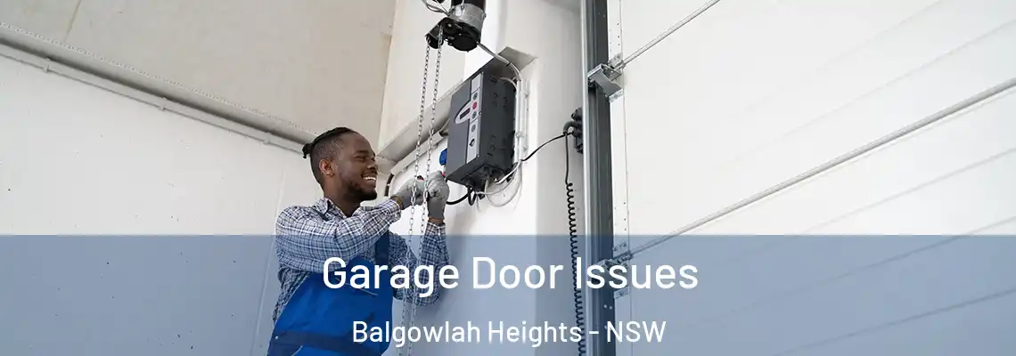 Garage Door Issues Balgowlah Heights - NSW