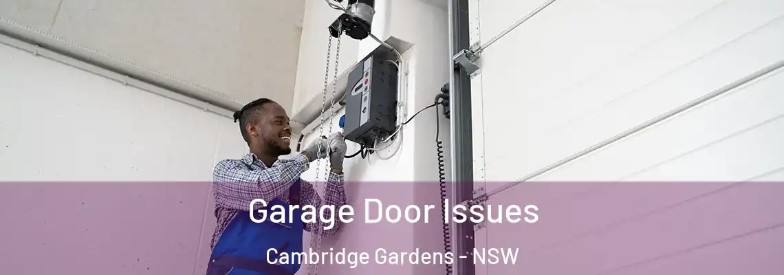 Garage Door Issues Cambridge Gardens - NSW