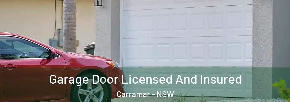 Garage Door Licensed And Insured Carramar - NSW