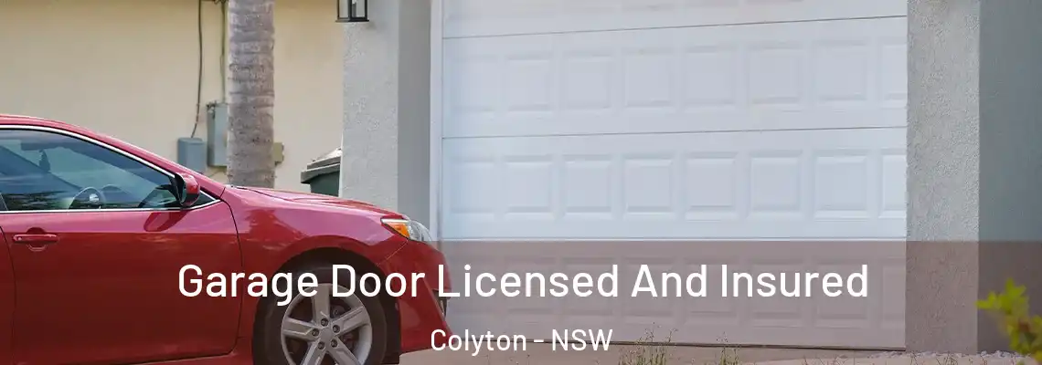 Garage Door Licensed And Insured Colyton - NSW