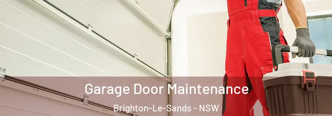 Garage Door Maintenance Brighton-Le-Sands - NSW