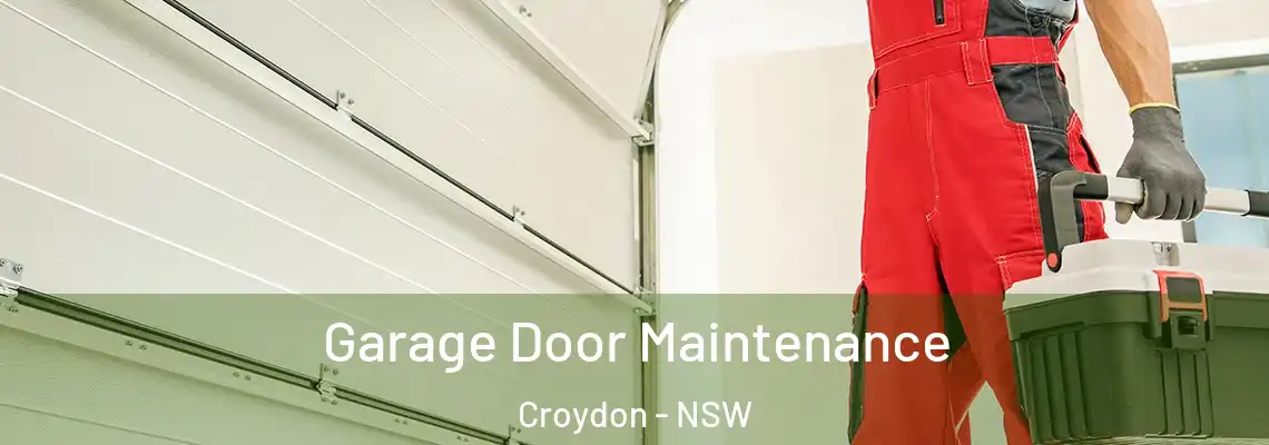Garage Door Maintenance Croydon - NSW