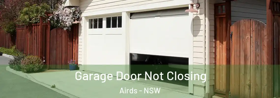Garage Door Not Closing Airds - NSW