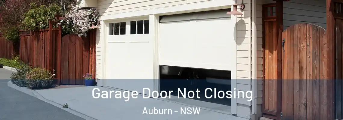 Garage Door Not Closing Auburn - NSW