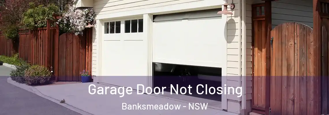 Garage Door Not Closing Banksmeadow - NSW