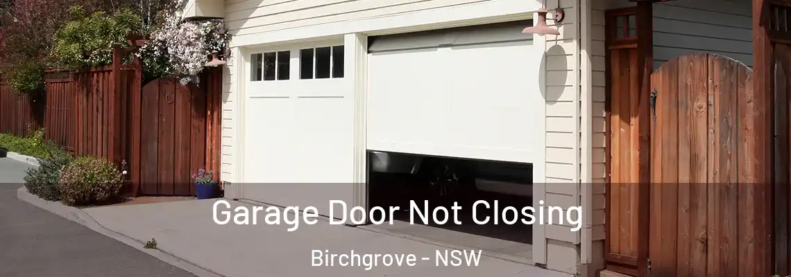Garage Door Not Closing Birchgrove - NSW