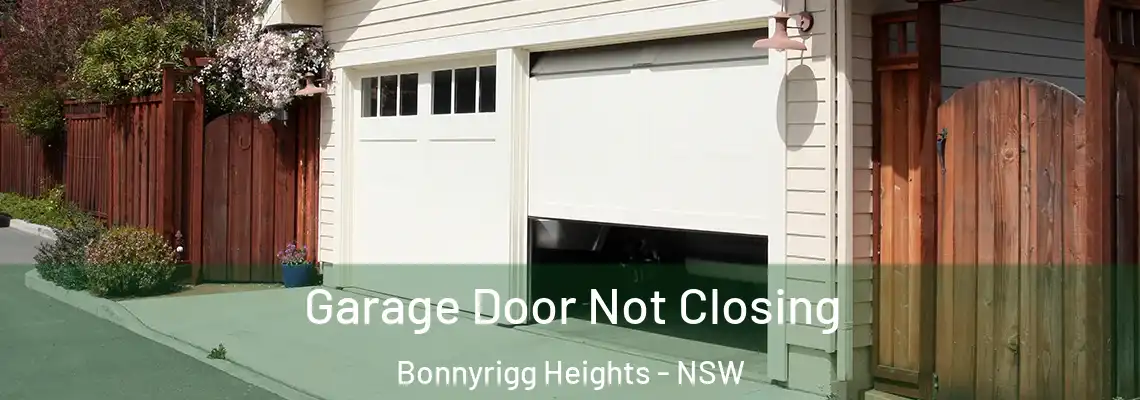 Garage Door Not Closing Bonnyrigg Heights - NSW