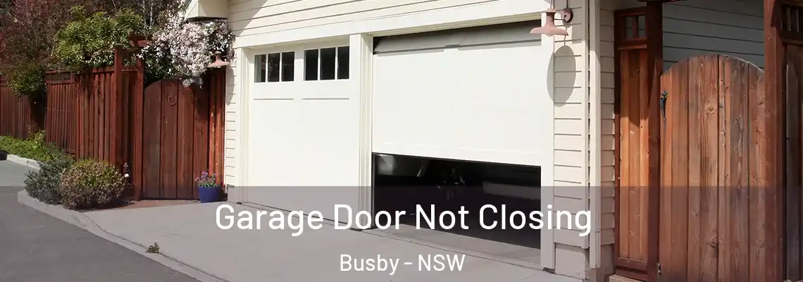 Garage Door Not Closing Busby - NSW