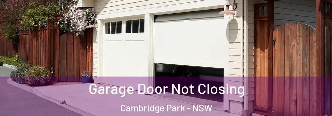 Garage Door Not Closing Cambridge Park - NSW