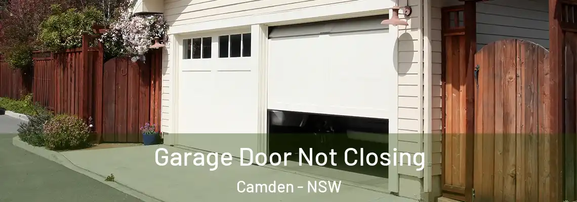 Garage Door Not Closing Camden - NSW