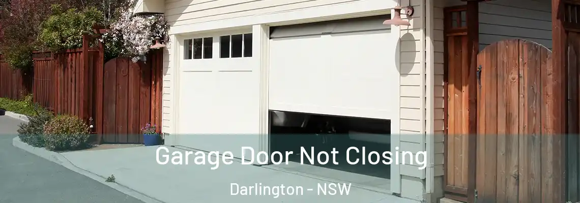 Garage Door Not Closing Darlington - NSW
