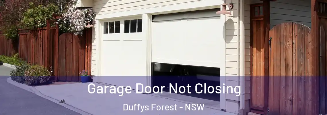 Garage Door Not Closing Duffys Forest - NSW
