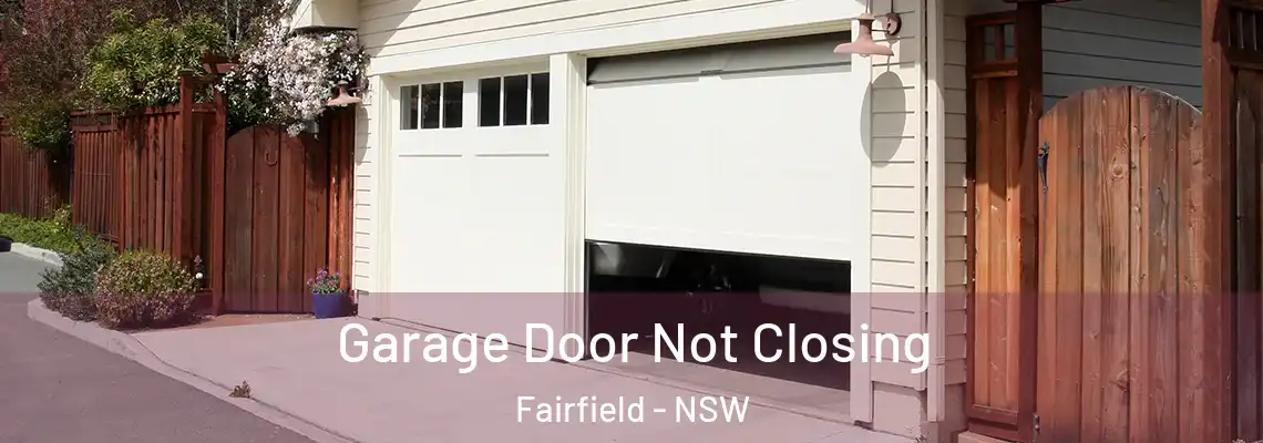 Garage Door Not Closing Fairfield - NSW