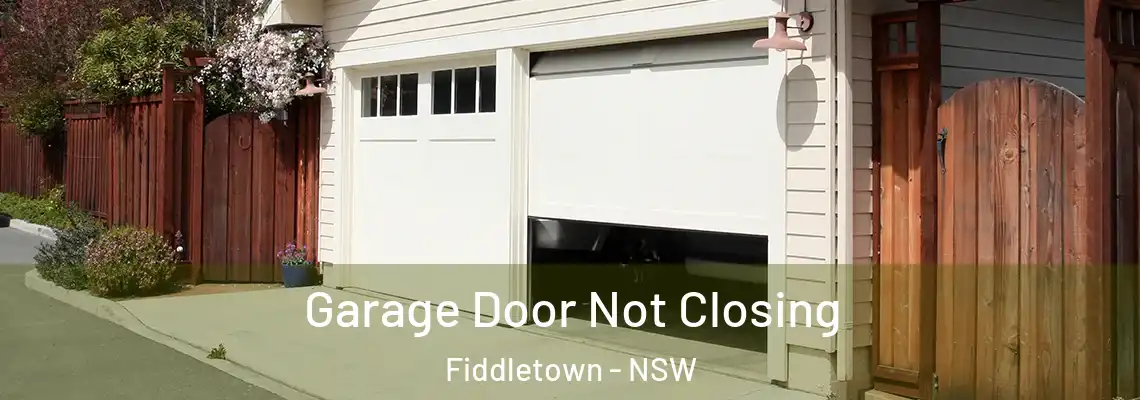 Garage Door Not Closing Fiddletown - NSW