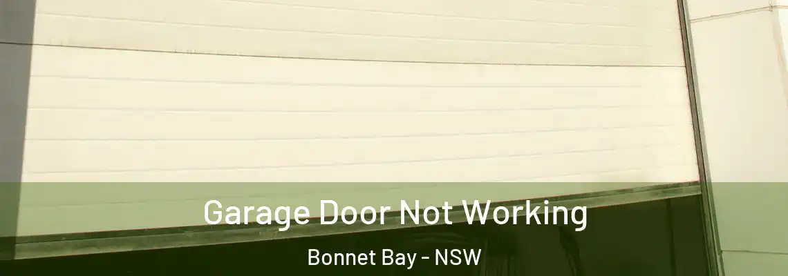 Garage Door Not Working Bonnet Bay - NSW