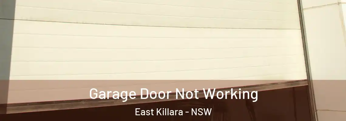 Garage Door Not Working East Killara - NSW