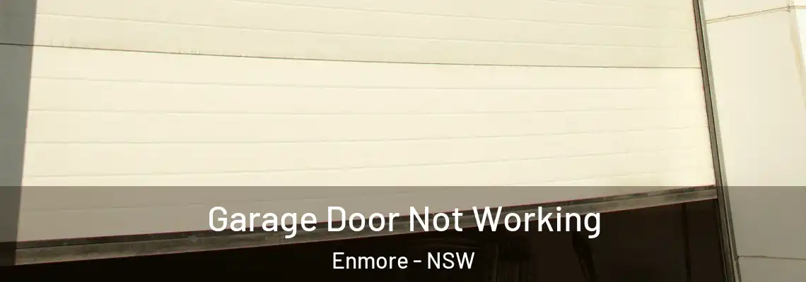 Garage Door Not Working Enmore - NSW