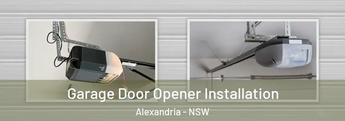 Garage Door Opener Installation Alexandria - NSW