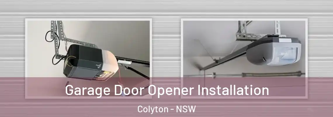 Garage Door Opener Installation Colyton - NSW