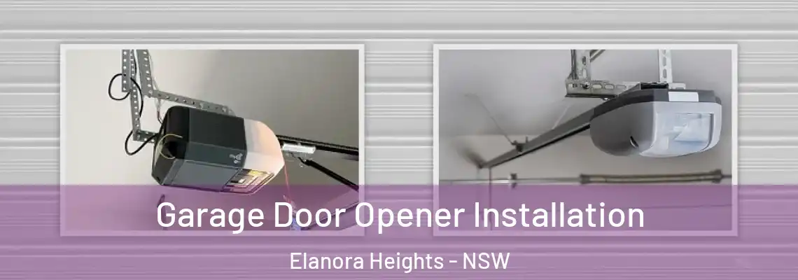 Garage Door Opener Installation Elanora Heights - NSW