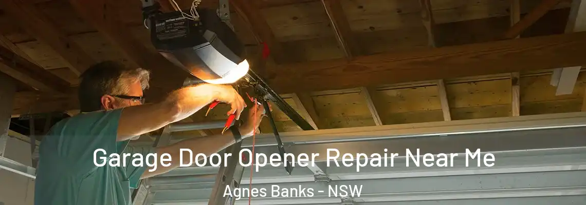 Garage Door Opener Repair Near Me Agnes Banks - NSW
