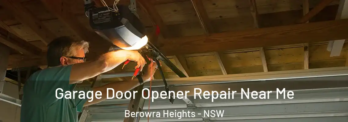 Garage Door Opener Repair Near Me Berowra Heights - NSW