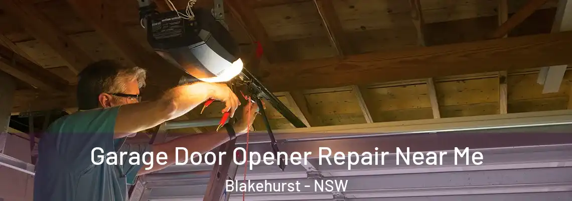 Garage Door Opener Repair Near Me Blakehurst - NSW