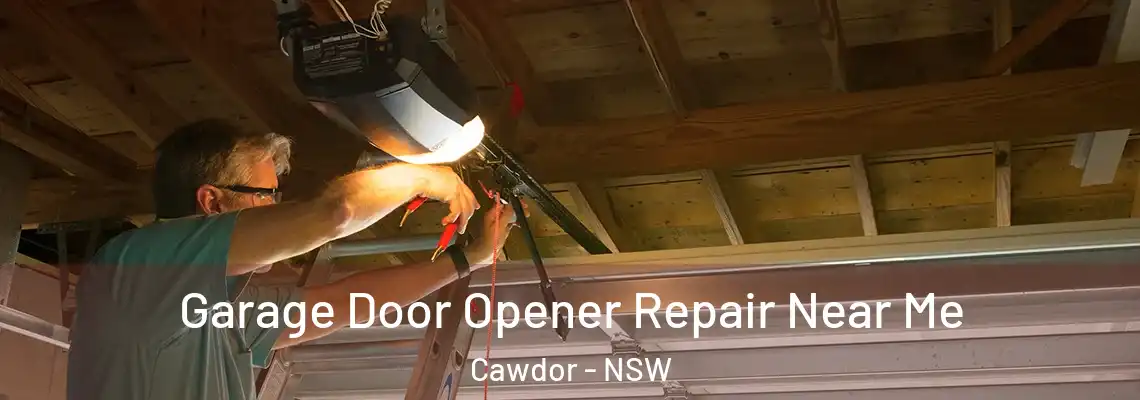 Garage Door Opener Repair Near Me Cawdor - NSW