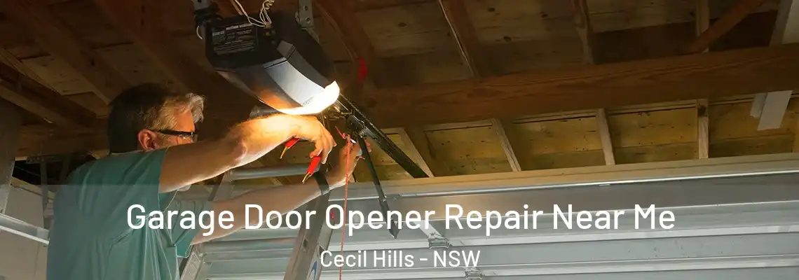 Garage Door Opener Repair Near Me Cecil Hills - NSW
