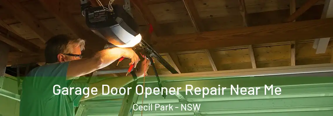 Garage Door Opener Repair Near Me Cecil Park - NSW