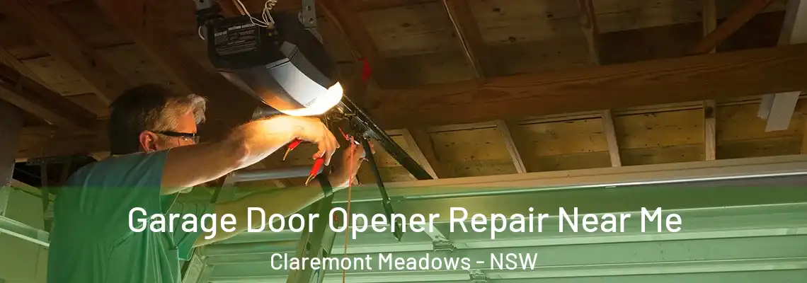 Garage Door Opener Repair Near Me Claremont Meadows - NSW