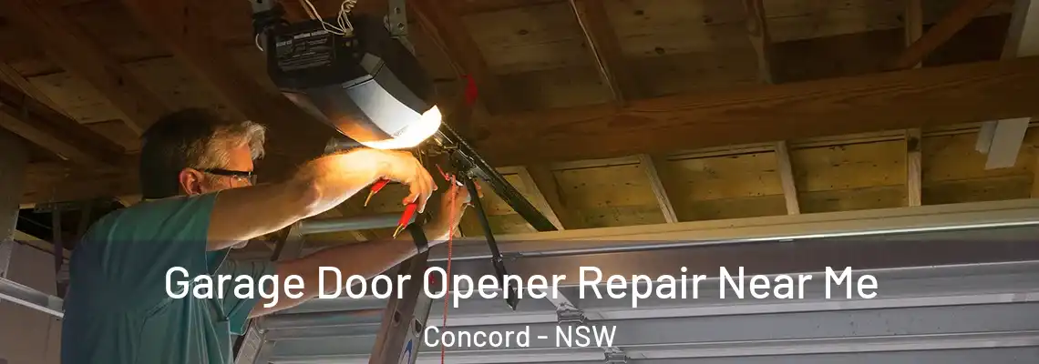 Garage Door Opener Repair Near Me Concord - NSW