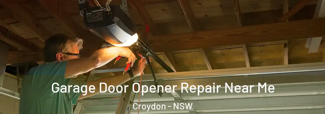 Garage Door Opener Repair Near Me Croydon - NSW