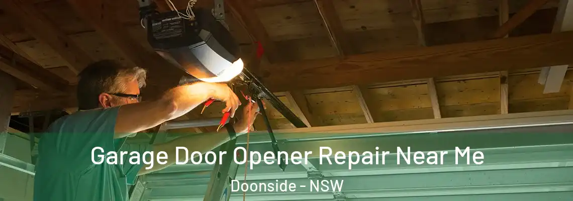 Garage Door Opener Repair Near Me Doonside - NSW