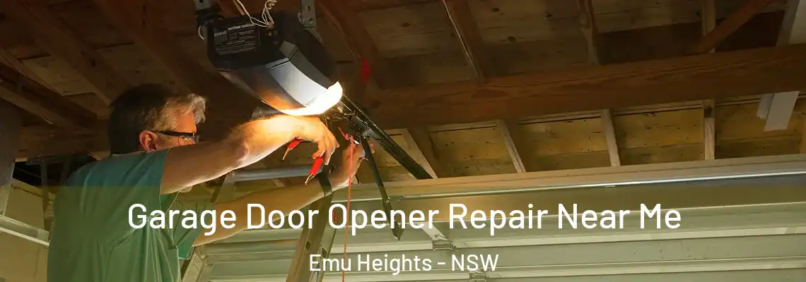 Garage Door Opener Repair Near Me Emu Heights - NSW