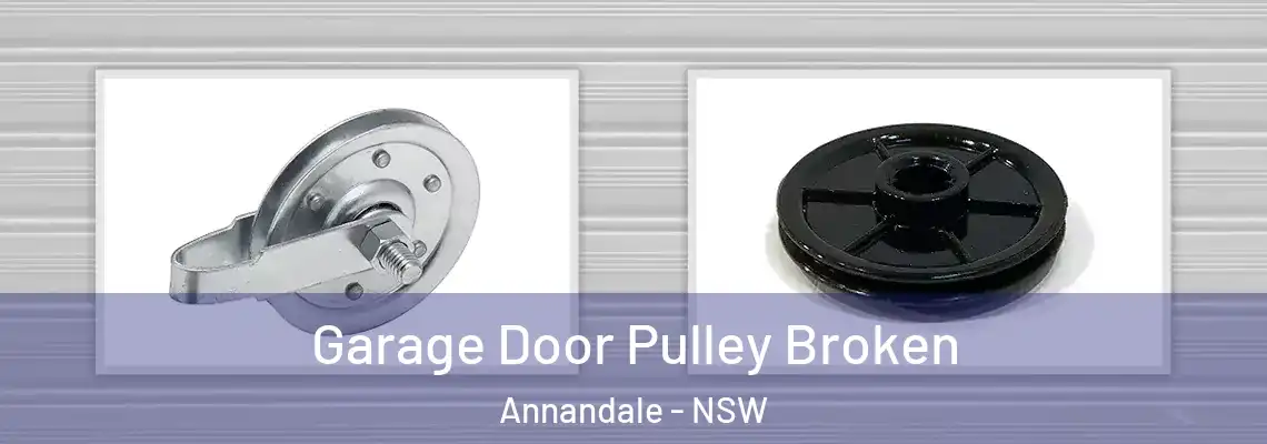Garage Door Pulley Broken Annandale - NSW