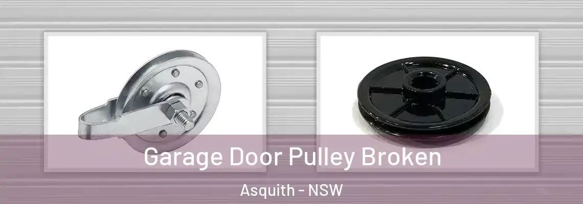 Garage Door Pulley Broken Asquith - NSW