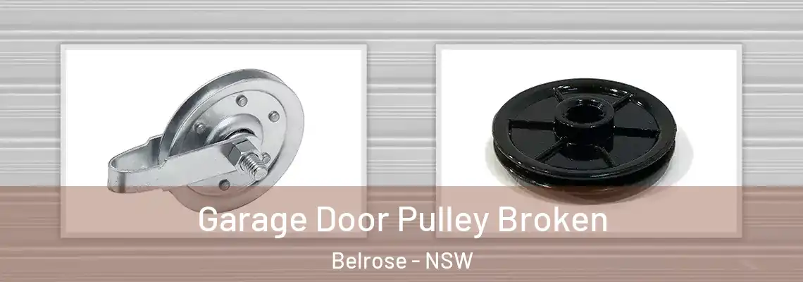 Garage Door Pulley Broken Belrose - NSW