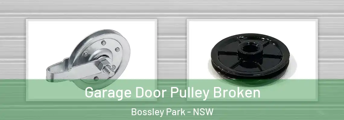 Garage Door Pulley Broken Bossley Park - NSW