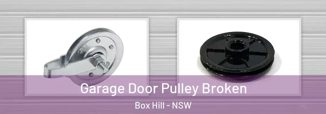 Garage Door Pulley Broken Box Hill - NSW