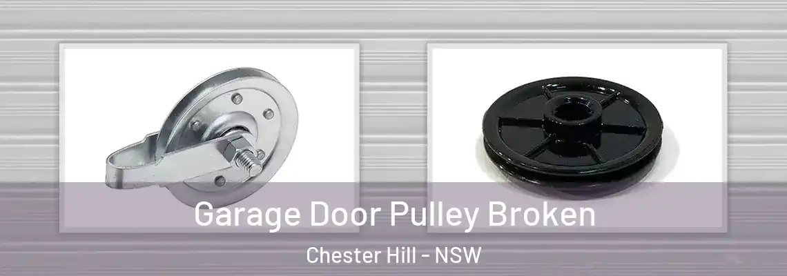 Garage Door Pulley Broken Chester Hill - NSW