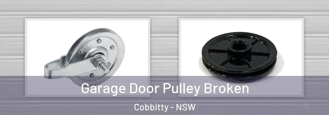 Garage Door Pulley Broken Cobbitty - NSW