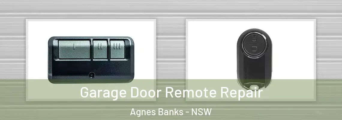 Garage Door Remote Repair Agnes Banks - NSW