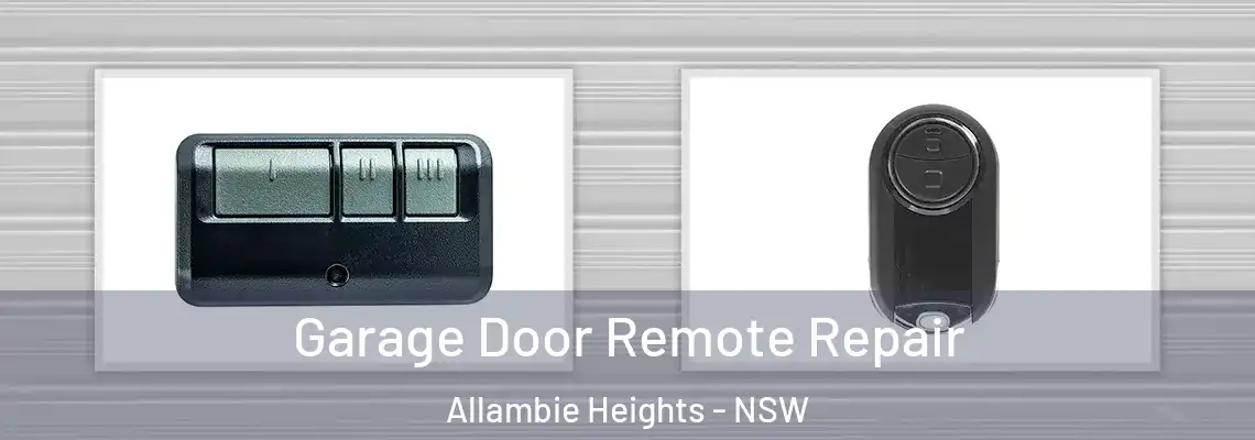 Garage Door Remote Repair Allambie Heights - NSW