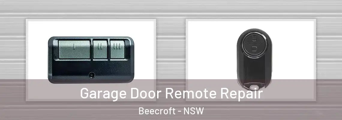 Garage Door Remote Repair Beecroft - NSW