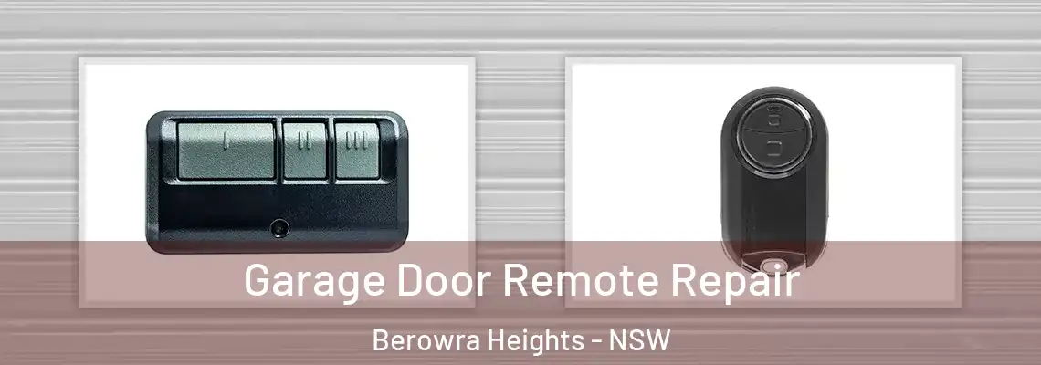 Garage Door Remote Repair Berowra Heights - NSW
